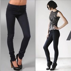 Hussein Chalayan J Brand collaboration.  Black Skinny Jeans.  Size 27